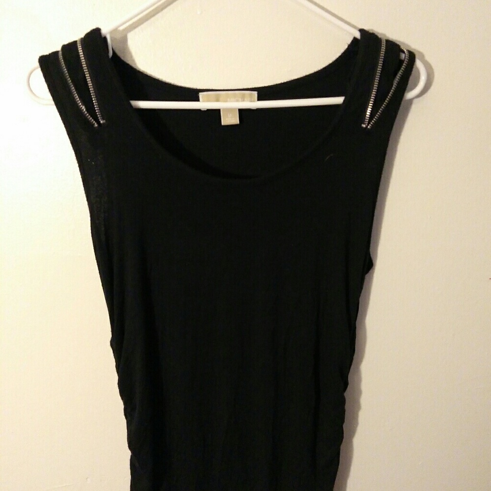 Micheal kors strechy top with zippers